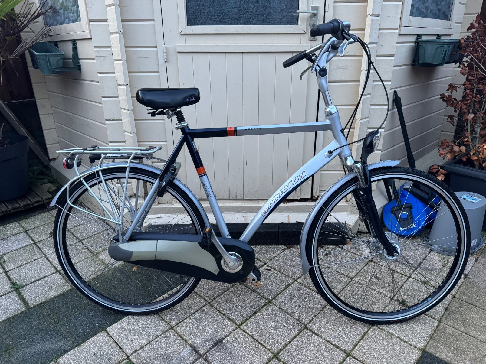 Batavus Herenfiets 57cm 8 versnellingen, Ophalen, Versnellingen, Batavus, Zo goed als nieuw
