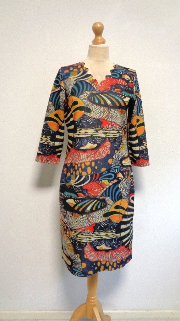 jurk Lizzy & Coco / reversible, Maat 38/40 (M), Knielengte, Meerkleurig, Verzenden