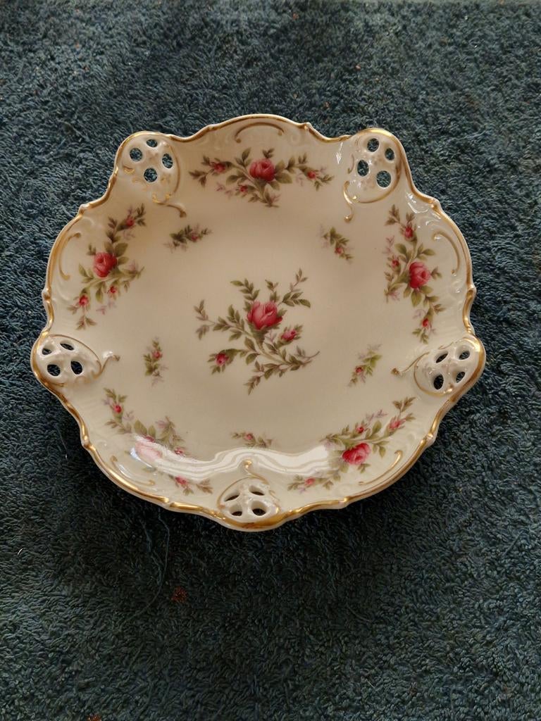 Rosenthal schaaltje moliere Moosrose motief, Ophalen of Verzenden