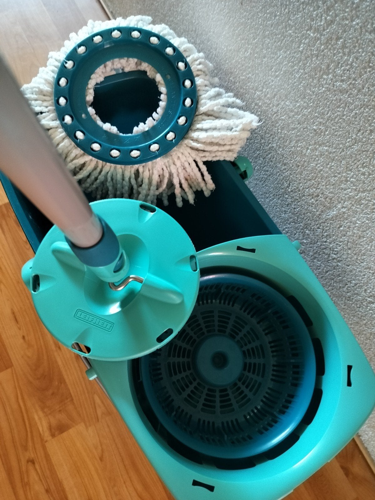 Leifheit twist and clean dweilset ZGAN, Ophalen, Mop of Dweil