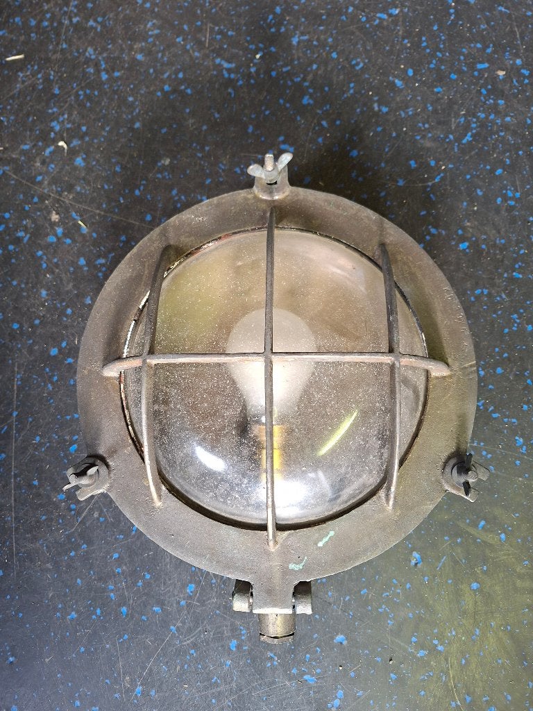 Te koop scheepslamp, Ophalen of Verzenden, Gebruikt, Glas