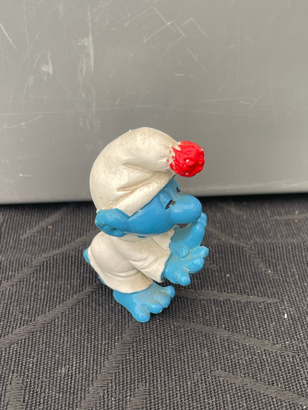 Vintage Smurf: Slaapwandel Smurf - Zeldzaam Figuurtje, Ophalen of Verzenden, Gebruikt, Overige Smurfen, Poppetje, Figuurtje of Knuffel