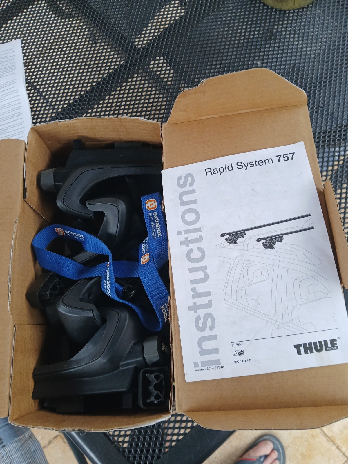voetstukken voor thule dakdragers 4 stuks, Ophalen, Nieuw