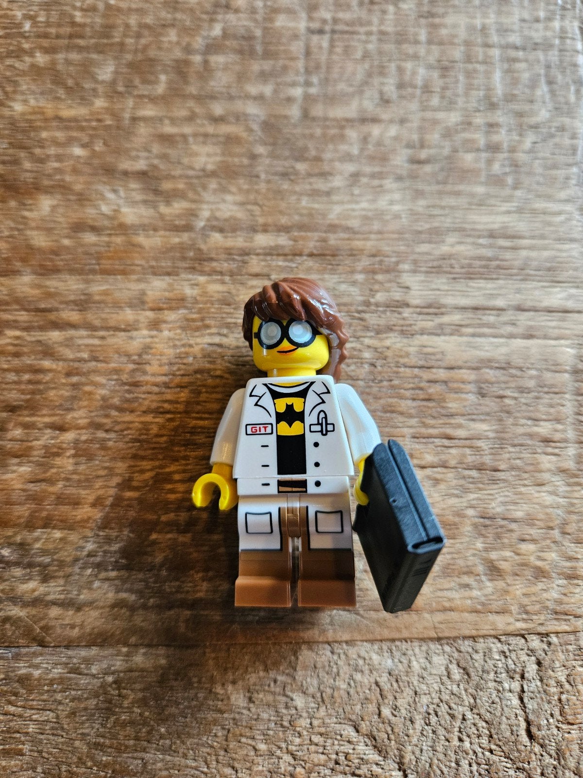 LEGO Minifiguur Wetenschapper met Koffer - GPL Tech, Verzenden, Zo goed als nieuw