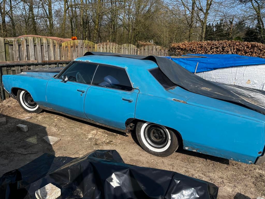 Oldsmobile 98 1970 lpg apk en belastingvrij!, Auto's, Achterwielaandrijving, Blauw, 300 pk, Particulier