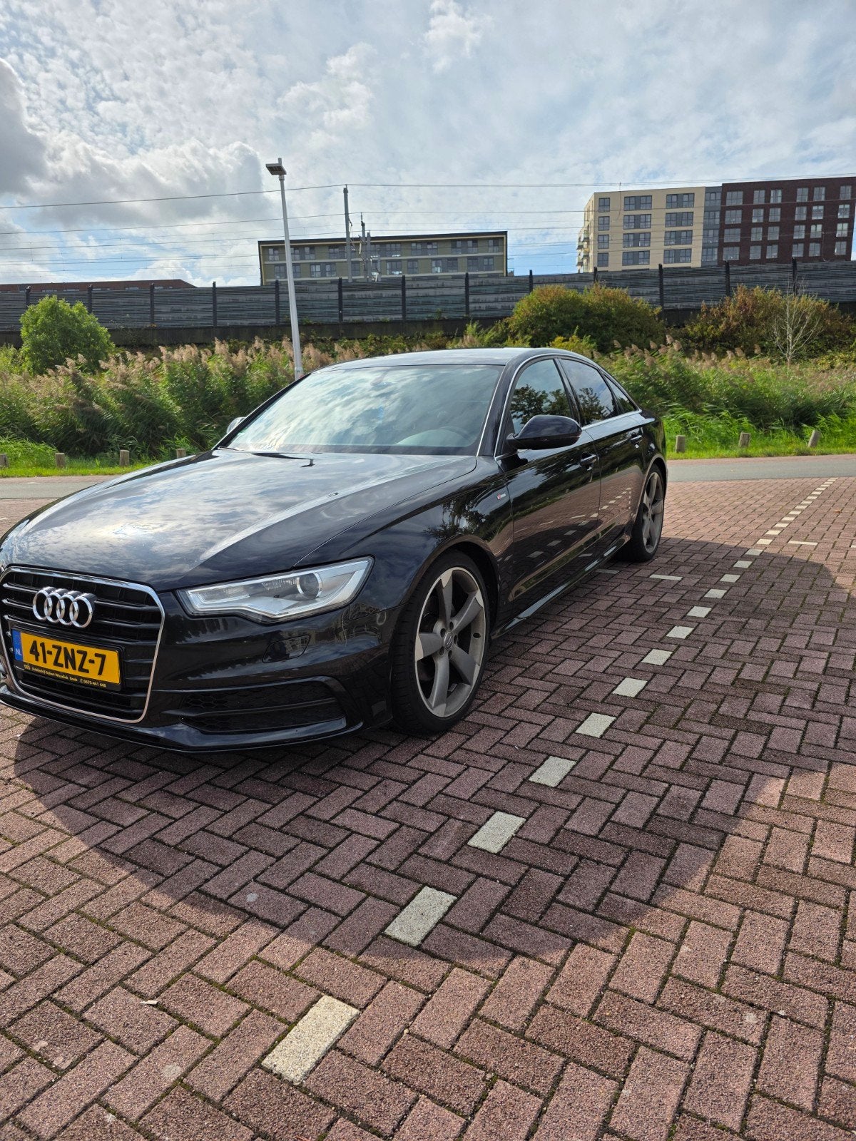 Audi A6 2.0 Tfsi S-line 2013 Zwart, Auto's, Audi, Particulier, A6, ABS, Airbags, Airconditioning, Alarm, Automatische klimaatregeling