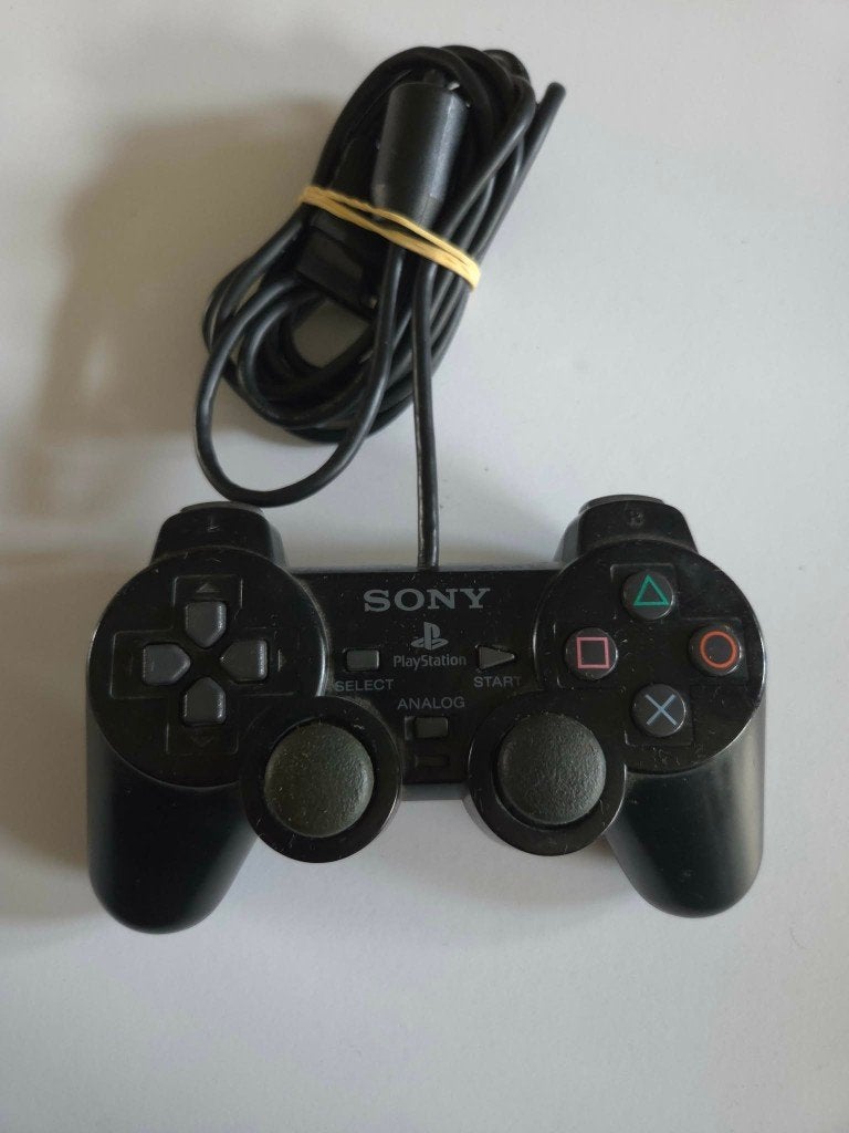 Playstation 2 (PS2) - Dualshock 2 Controller Origineel Zwart, Spelcomputers en Games, 1 speler, Ophalen of Verzenden, Overige genres