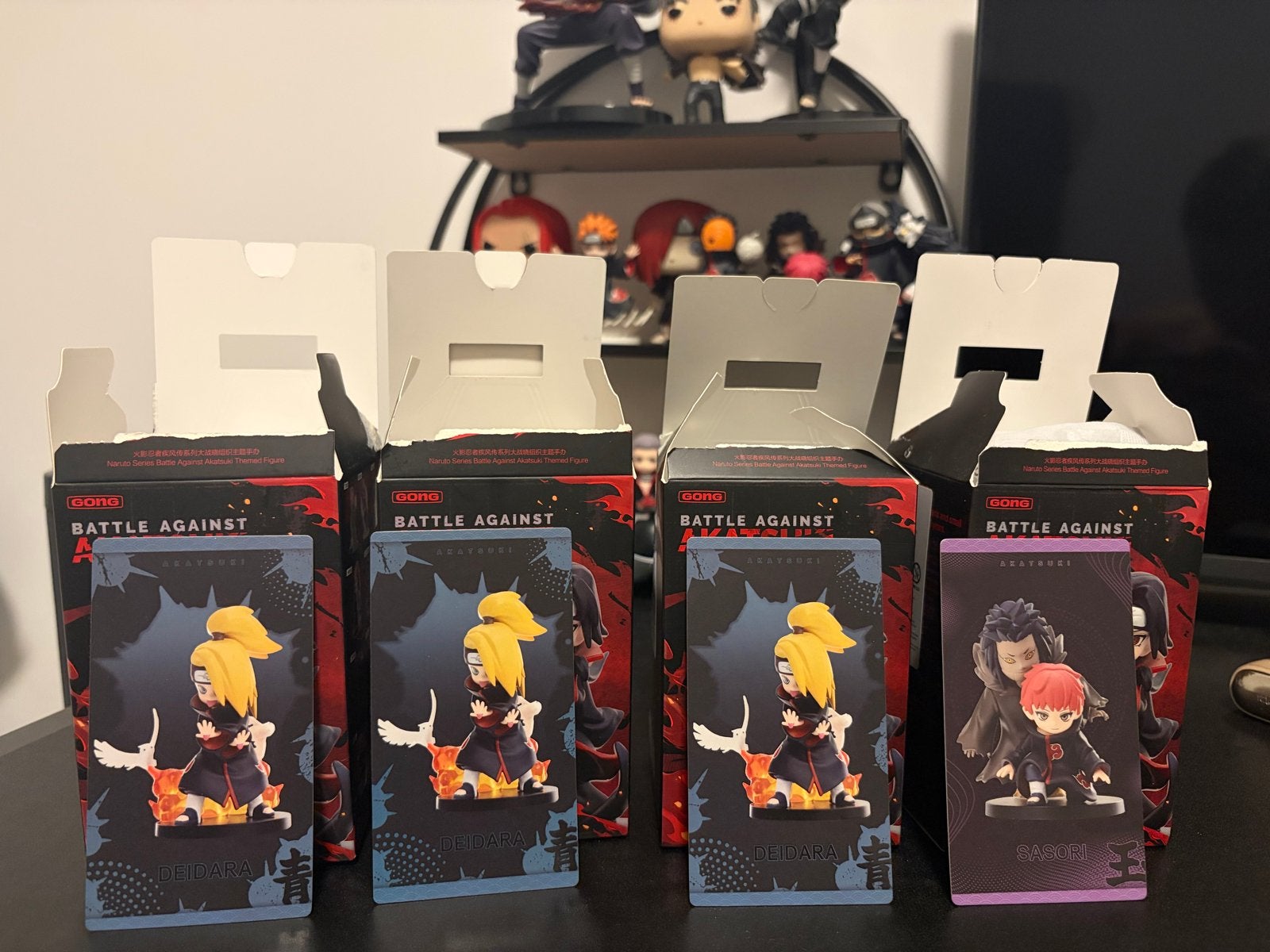 Pop Mart Akatsuki Deidara (x3) & Sasori (x1) - Nieuw, Ophalen of Verzenden, Nieuw