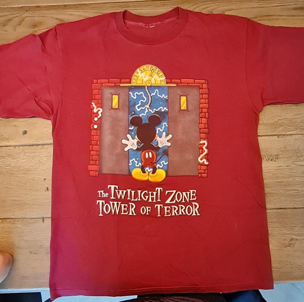 Walt Disney Tower of Terror T-shirt vintage jaren 90, Kleding | Heren, T-shirts, Ophalen of Verzenden