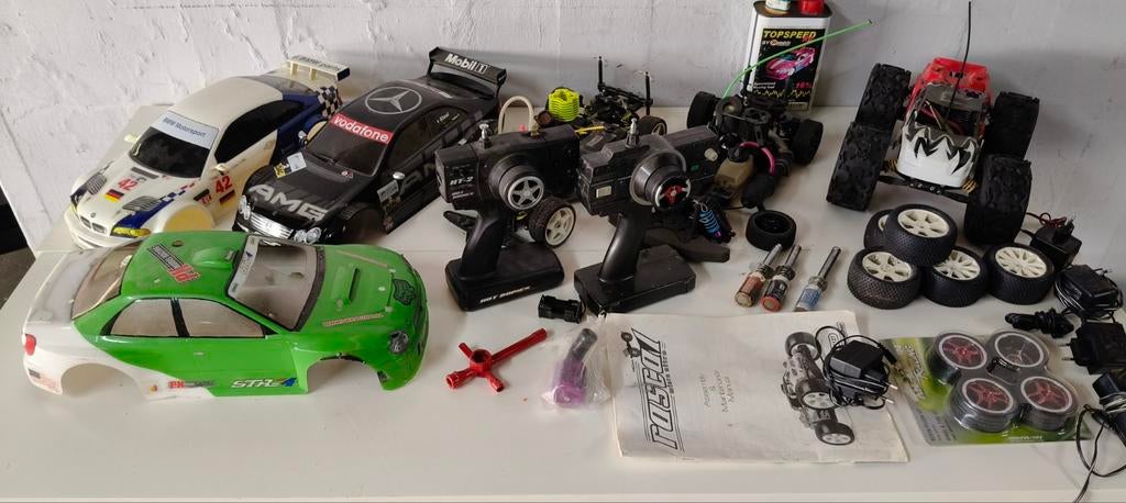 RC Auto's en onderdelen - Nitro en Elektro, Ophalen, Gebruikt, Auto offroad, Nitro