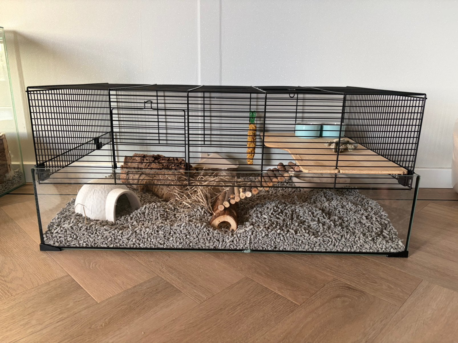 Nieuw hamsterhok!! 1 week in gebruik., Dieren en Toebehoren, Minder dan 75 cm, Zo goed als nieuw, Ophalen, Minder dan 60 cm
