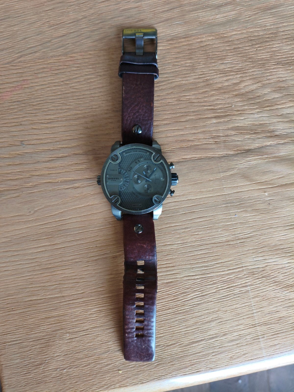 Diesel DZ7258 heren horloge, Sieraden, Tassen en Uiterlijk, Overige merken, Staal, Polshorloge, Ophalen of Verzenden