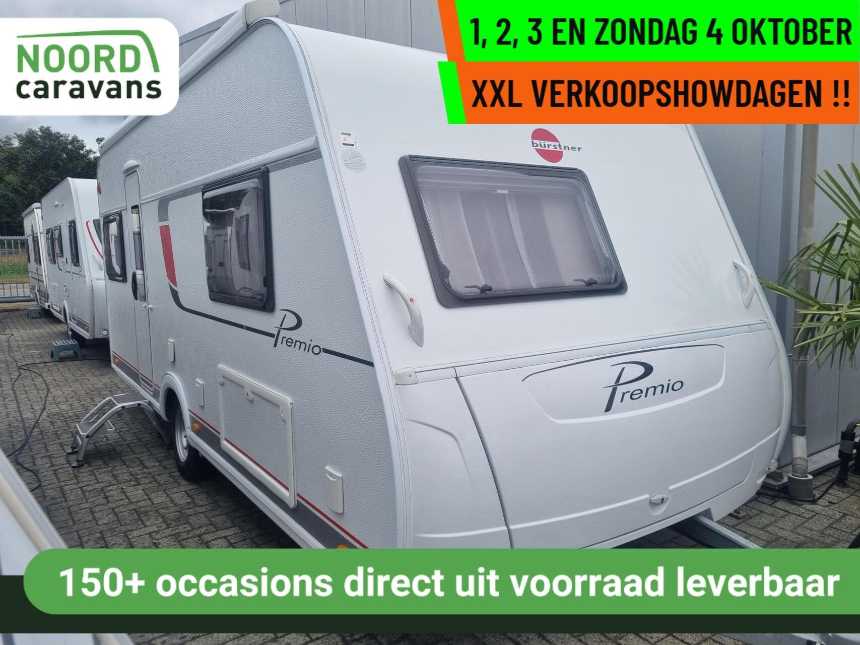 Buerstner- XXL VERKOOPSHOW 1,2,3 & 4 OKT. 10-17 UUR, Caravans en Kamperen, Rondzit, 7 tot 8 meter, Bedrijf, Bürstner