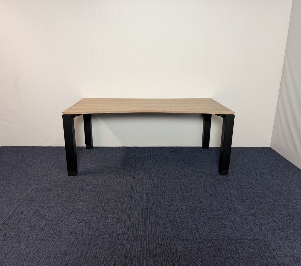 4 x Cockpit bureau, Kersen Havanna blad, 180 x 95/85 cm., Ophalen, In hoogte verstelbaar, Gebruikt, Computerbureau