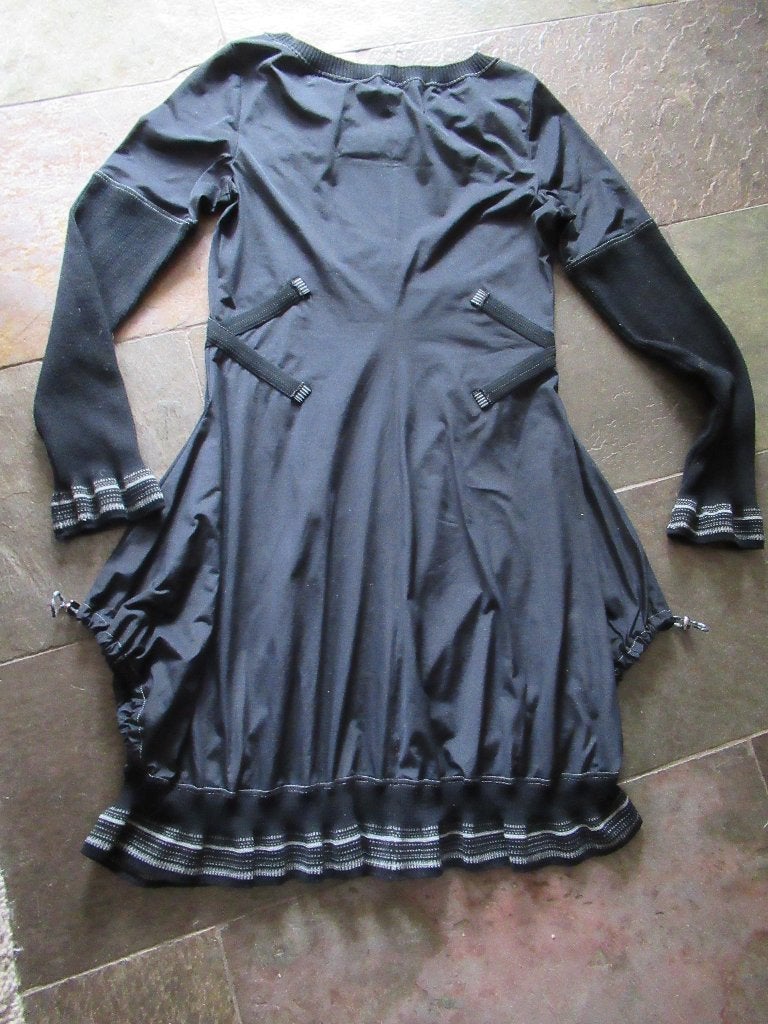 INDIES Jurk dames zwart maat 4 lange mouwen zie beschrijving, Kleding | Dames, Jurken, Maat 38/40 (M), Zwart, Ophalen of Verzenden