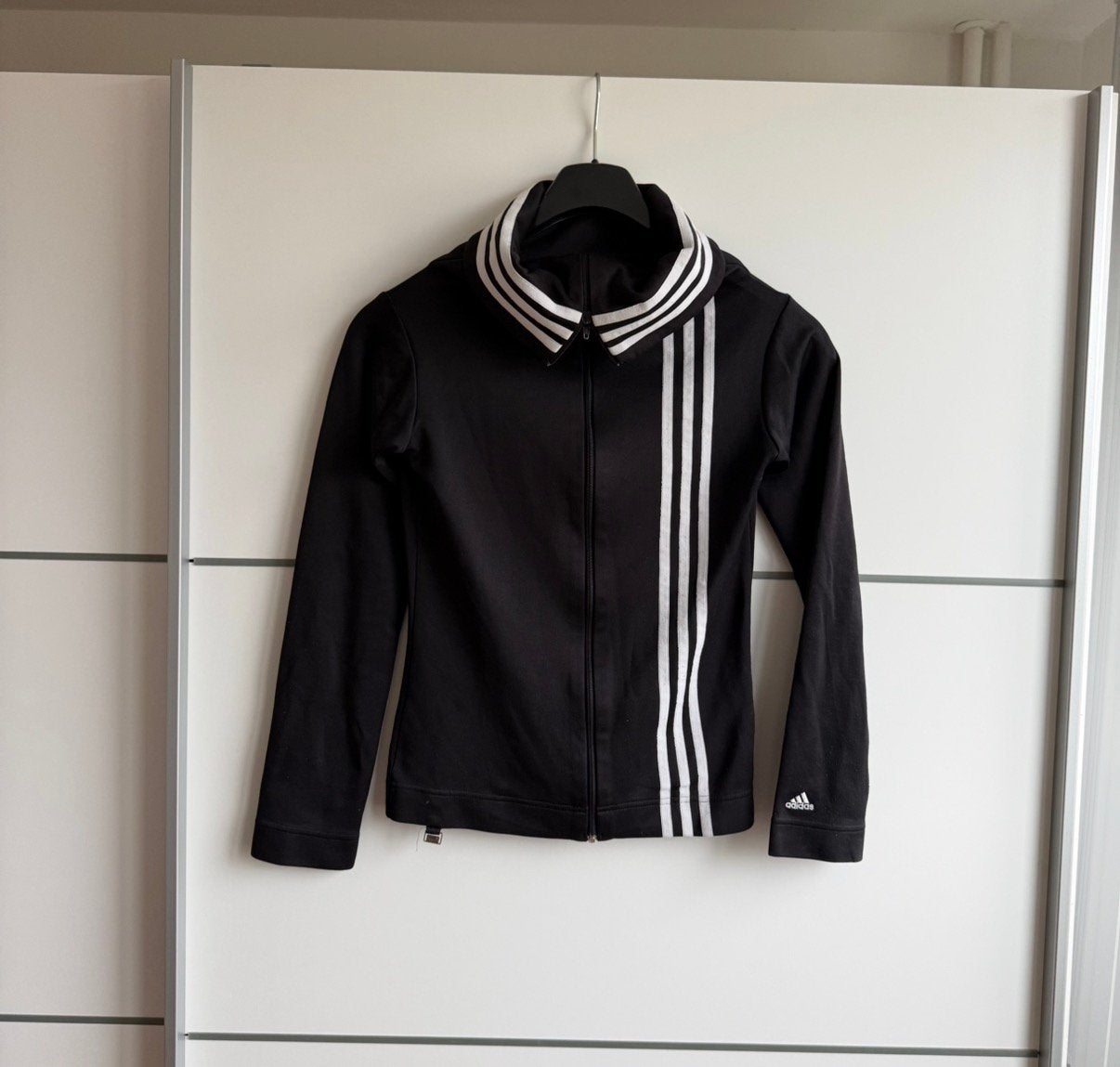 Vintage adidas Trainingsjack - XS, Verzenden, Zo goed als nieuw, Maat 34 (XS) of kleiner, Zwart