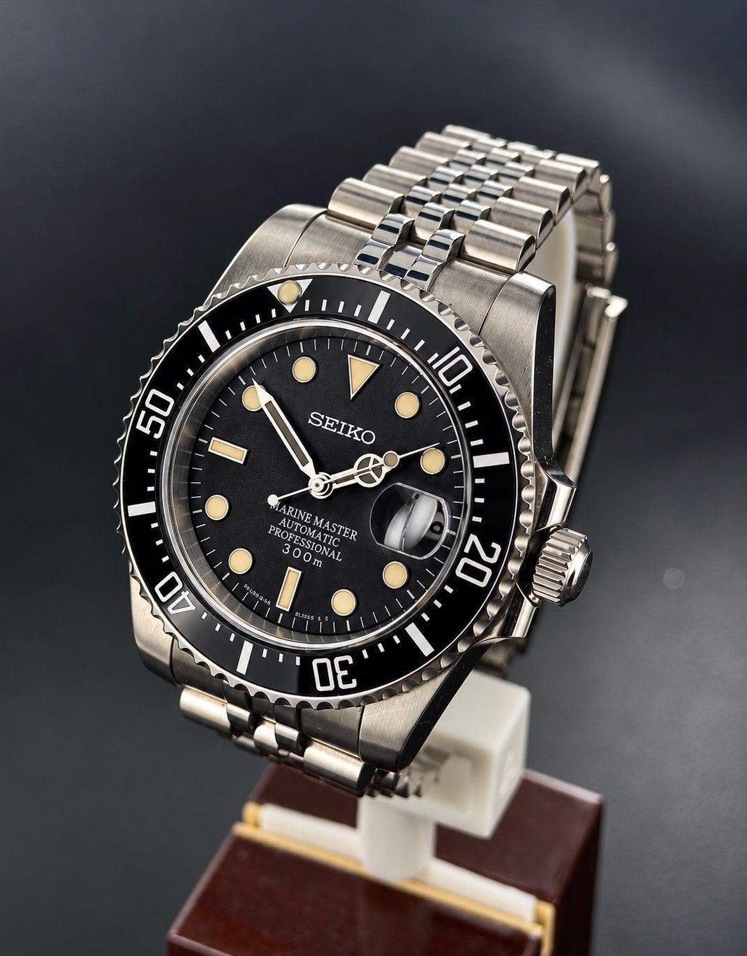 Seiko Automatic diver Jubilee band, Sieraden, Tassen en Uiterlijk, Staal, Polshorloge, Ophalen of Verzenden, Zo goed als nieuw