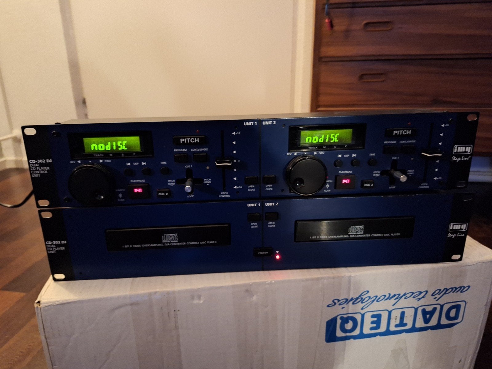 IMG Stage Line CD-302 DJ Dubbele CD-speler, Ophalen, Overige merken