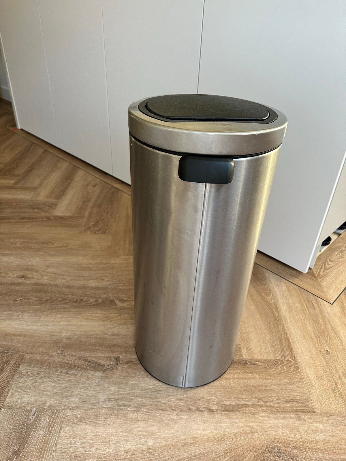 Brabantia prullenbak, RVS, Ophalen, Gebruikt, 20 tot 30 liter, Rvs