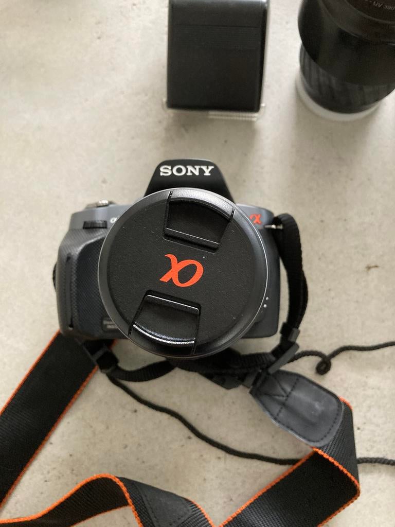 Sony a330 met 3 extra lenzen compleet., Ophalen of Verzenden, Gebruikt, Spiegelreflex, Overige Merken