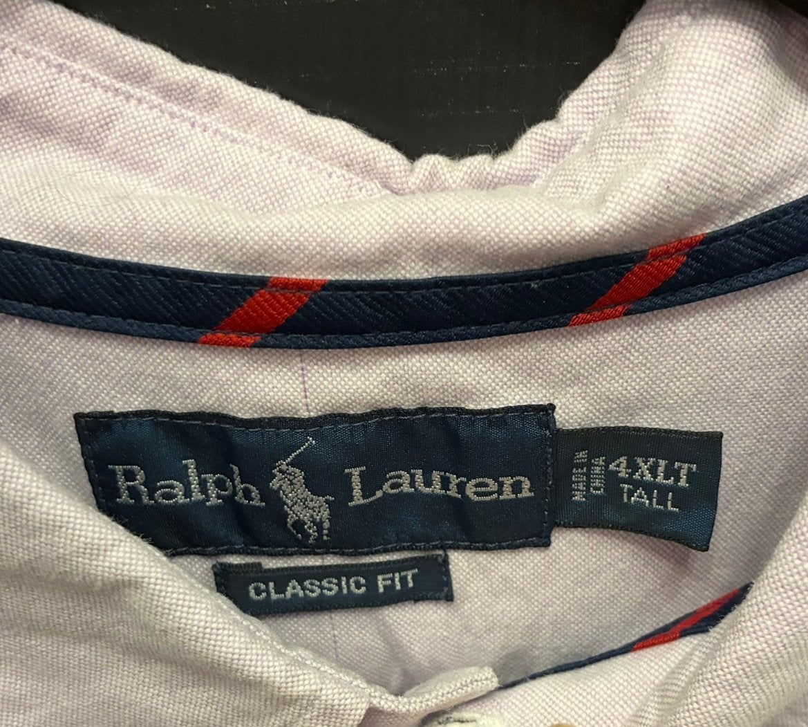 Ralph Lauren lila overhemd plus size, Kleding | Heren, Grote Maten, Ophalen, Zo goed als nieuw, Paars, Overhemd