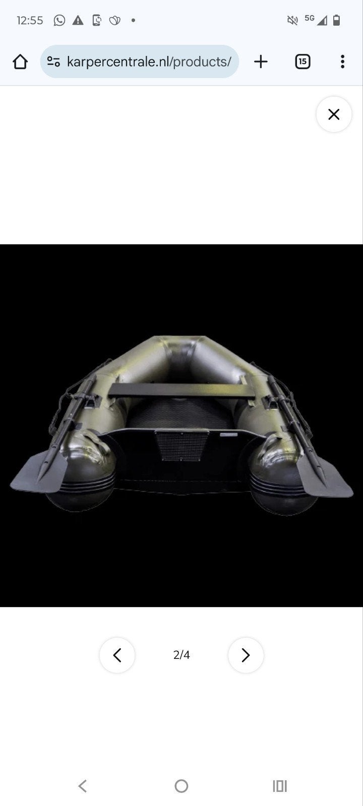 Proline Commando 270 Opblaasboot - Robuust en Compact, Watersport en Boten, Ophalen, Zo goed als nieuw