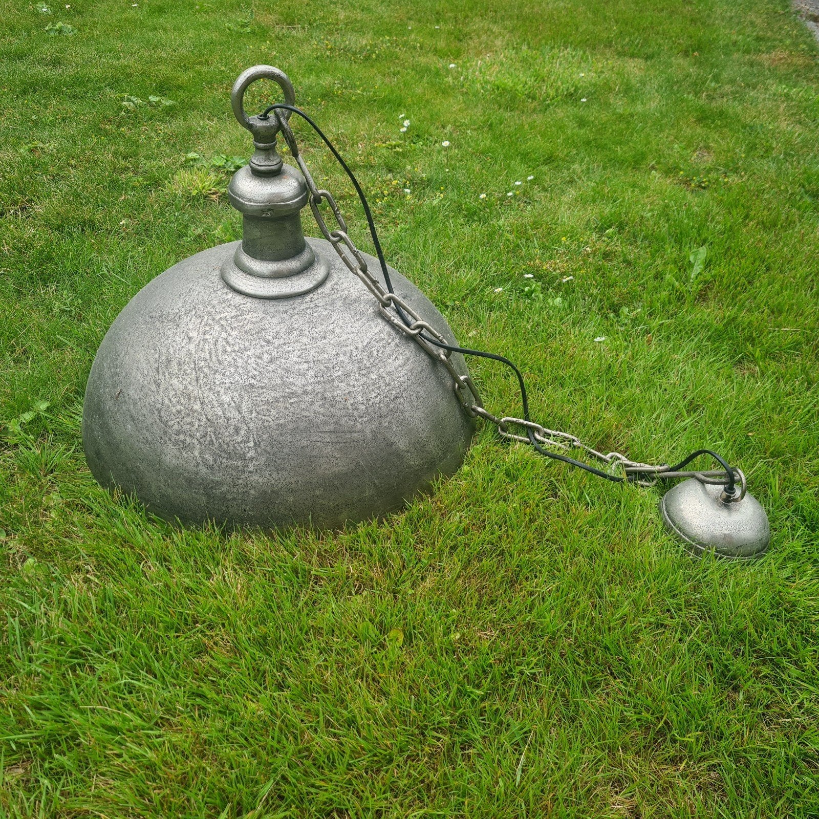 Metalen hanglamp van Ligt&Living - E27 fitting, Gebruikt, Industrieel, Modern, Metaal, E27 (groot)
