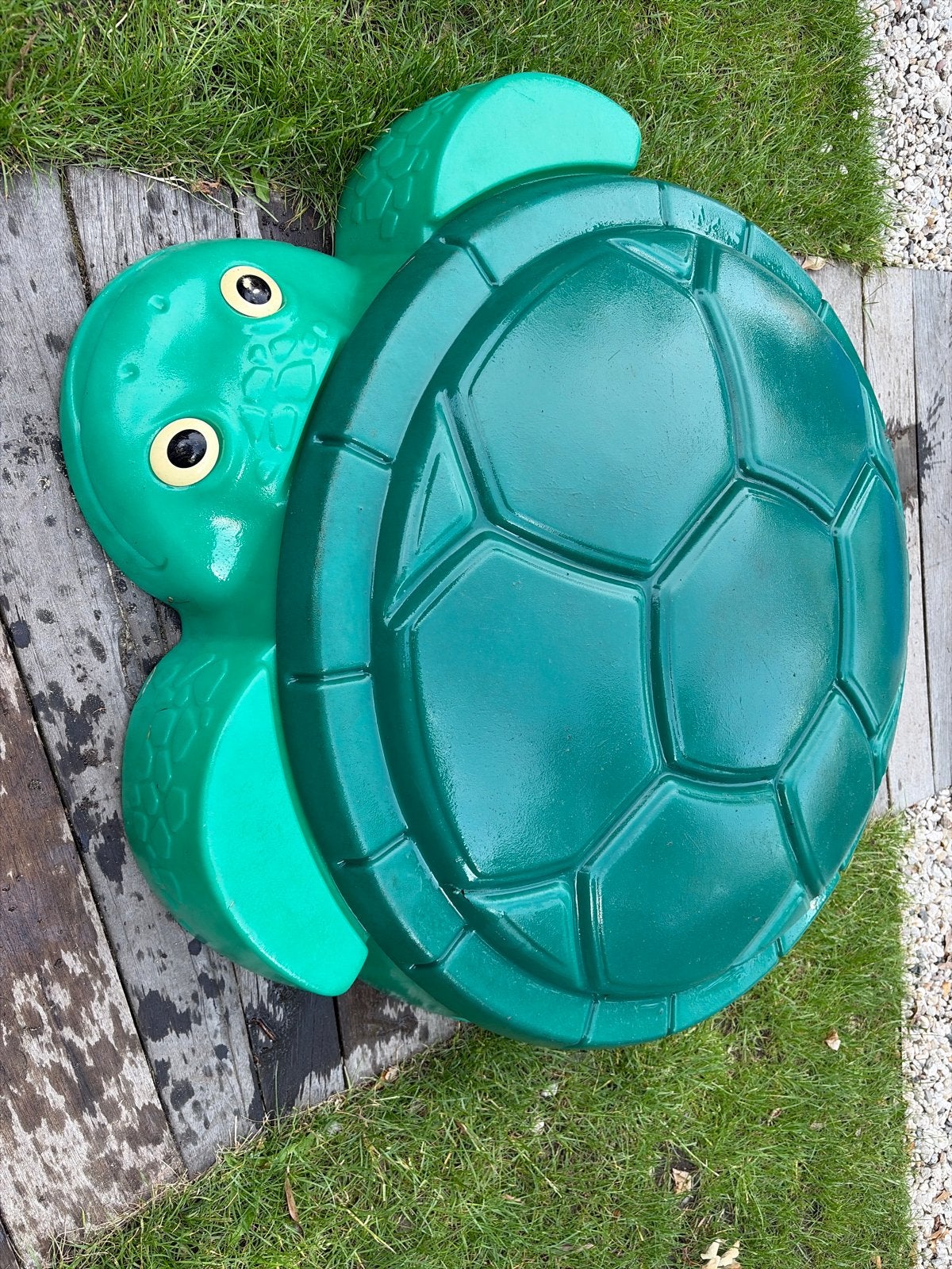 Little Tikes Schildpad Zandbak met deksel, Ophalen, Gebruikt