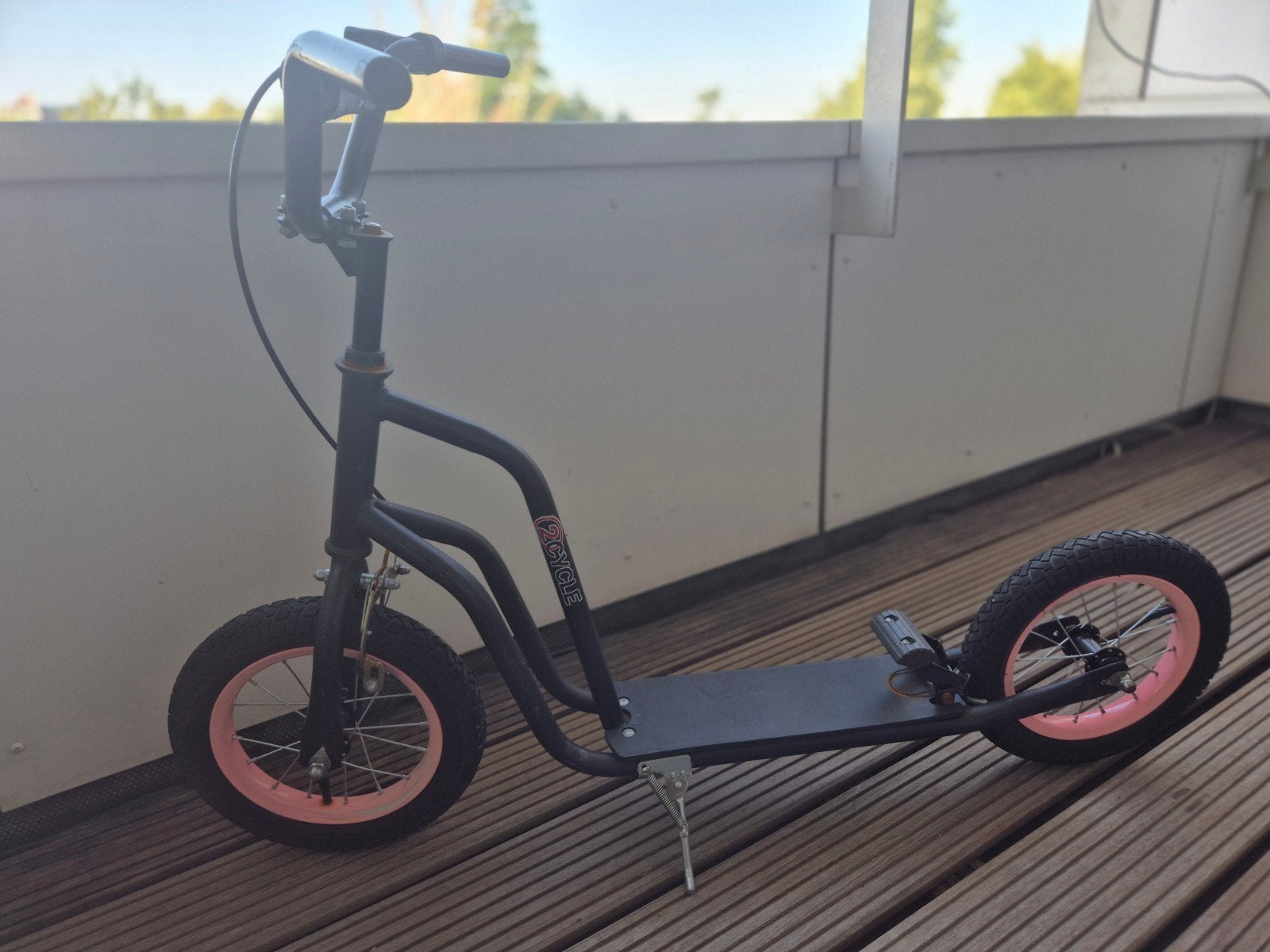 Step met roze accenten, Fietsen en Brommers, Steps, Ophalen, Gebruikt, Gewone step
