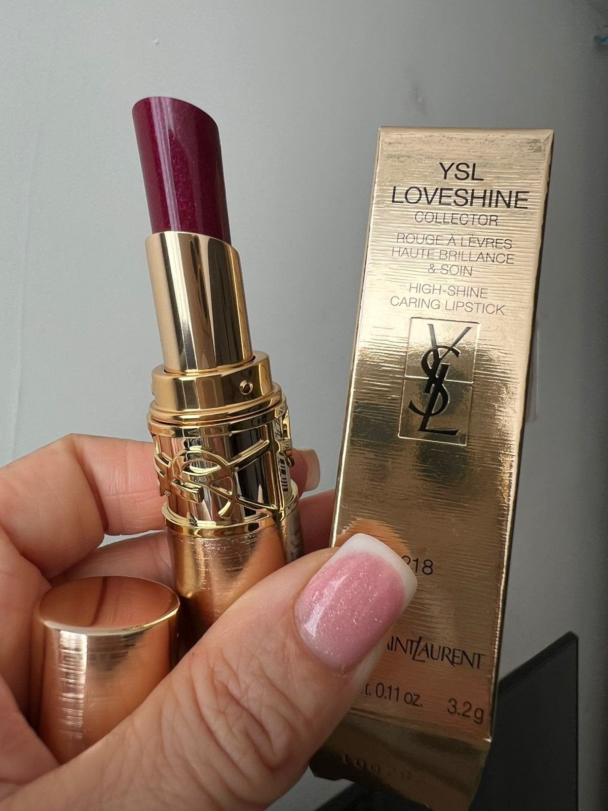 YSL Loveshine Collector Lippenstift -Kleur 218, Ophalen of Verzenden, Nieuw, Rood, Lippen
