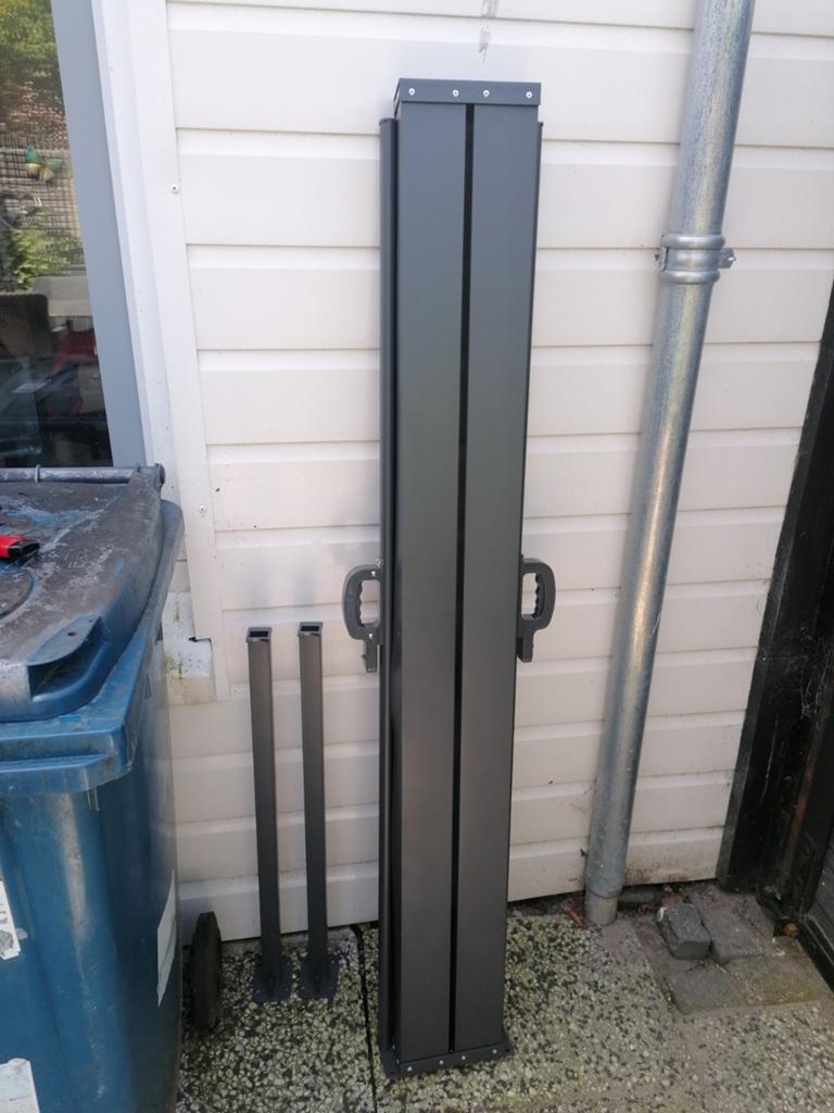 Te koop dubbel windscherm. Splinternieuw!!!, Tuin en Terras, Ophalen, 200 cm of meer, 150 tot 200 cm, Nieuw