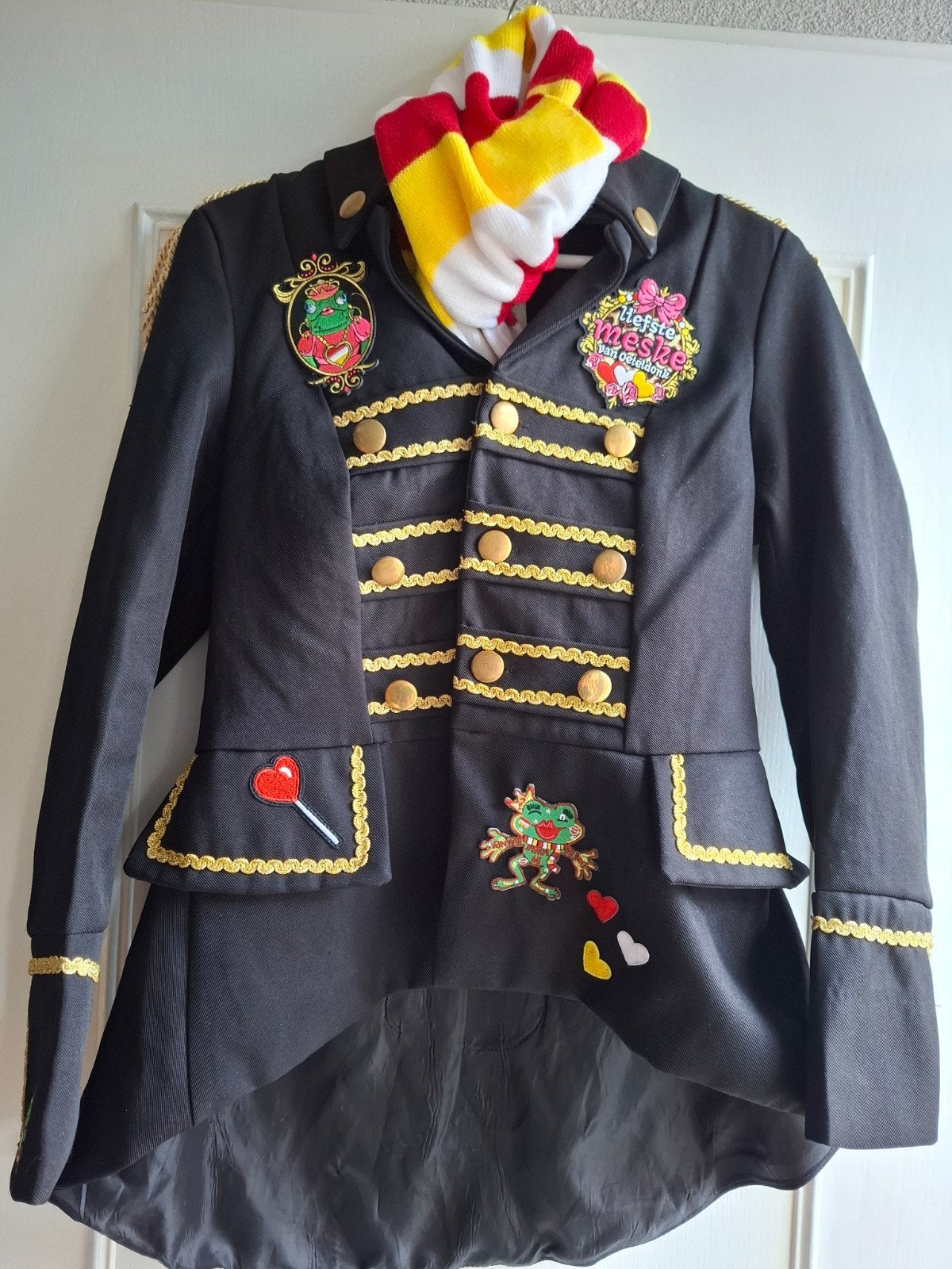 oeteldonk dames jasje, Carnaval, Ophalen of Verzenden, Zo goed als nieuw, Kleding