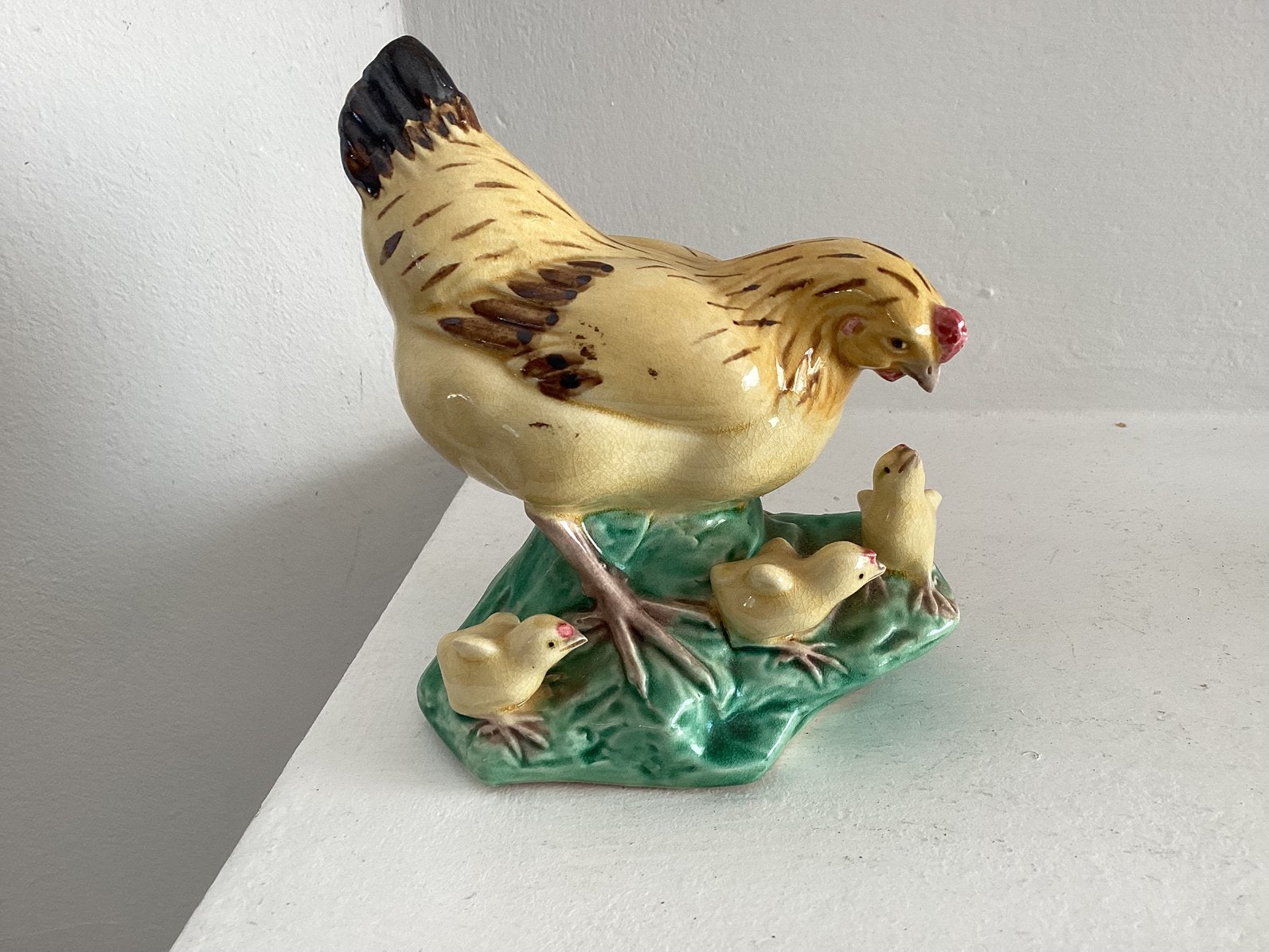 Kip met kuikens, Ophalen of Verzenden, Zo goed als nieuw, Paard, Beeldje of Figuurtje