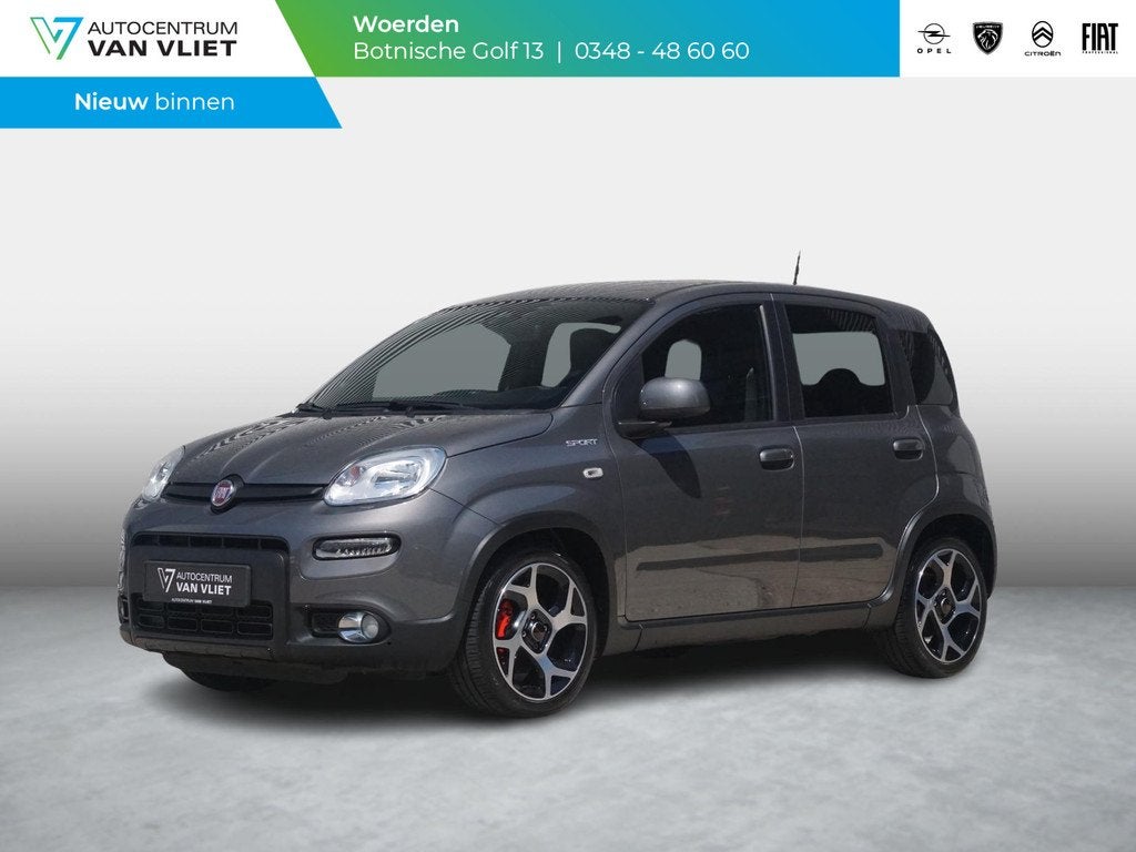 Fiat Panda 1.0 Hybrid Sport | 18.845km! | Android Auto / App, Voorwielaandrijving, 12 maanden, Panda, Leder en Stof