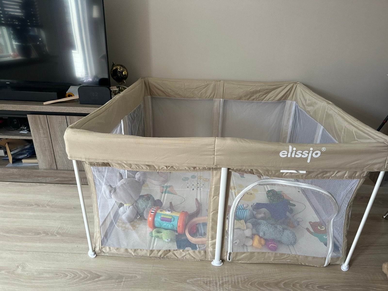 Elissio grondbox inklapbaar, Kinderen en Baby's, Ophalen, Zo goed als nieuw, Rechthoekig