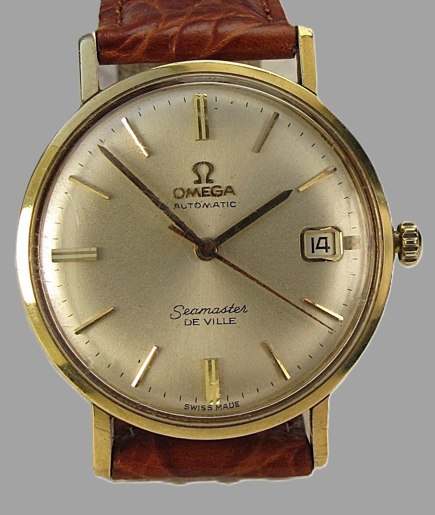 14 krt OMEGA Seamaster de Ville, Sieraden, Tassen en Uiterlijk, Horloges | Antiek, Ophalen, Met bandje, Polshorloge, 1960 of later