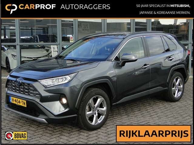 Toyota RAV4 2.5 Hybrid AWD Executive Premium Pack . Leer . T, Auto's, Toyota, Gebruikt, 4 cilinders, Bedrijf, Rav4