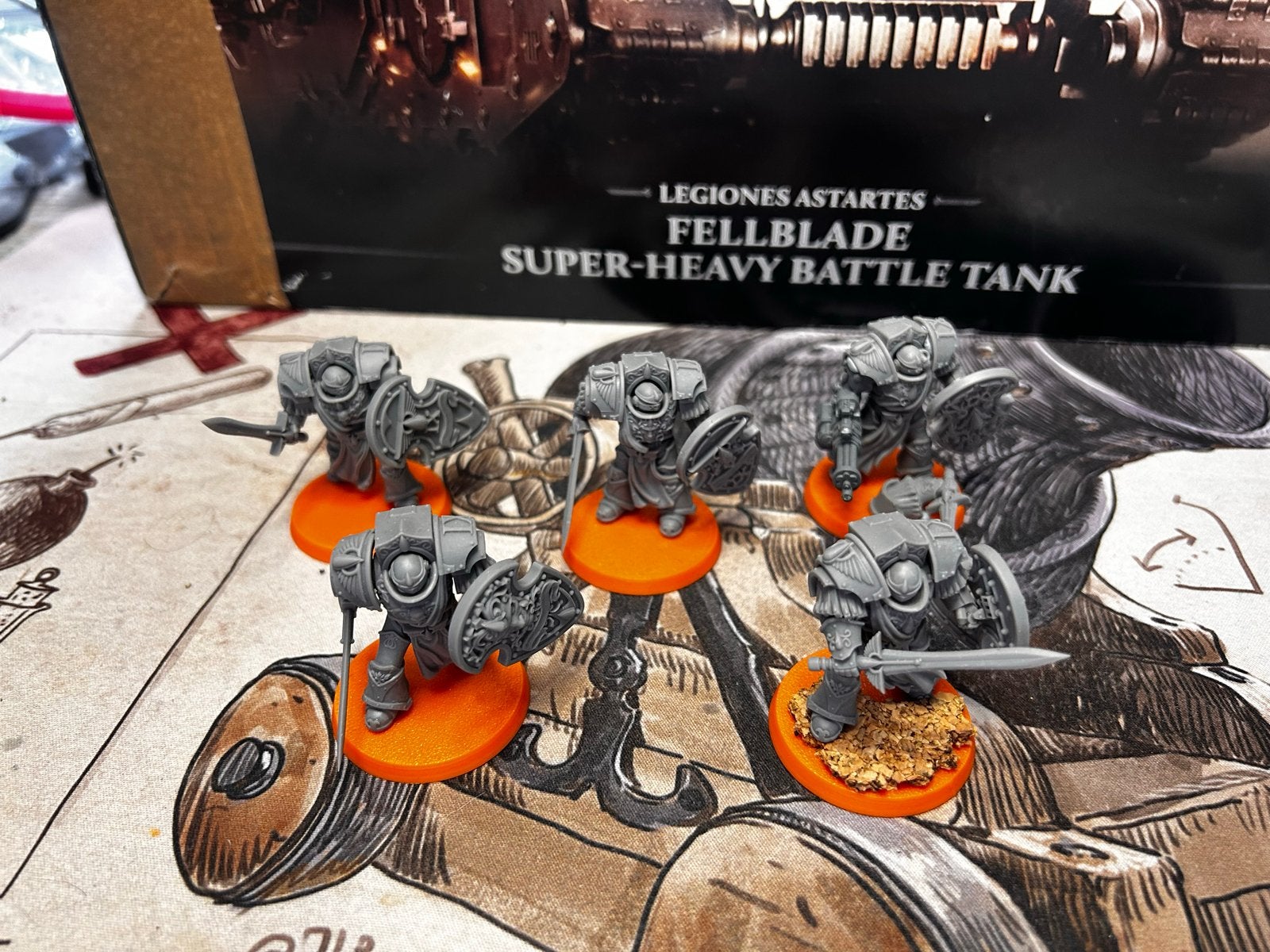 Warhammer 40K Horus Heresy Blood Angels Terminators, Ophalen of Verzenden, Zo goed als nieuw, Warhammer 40000, Figuurtje(s)