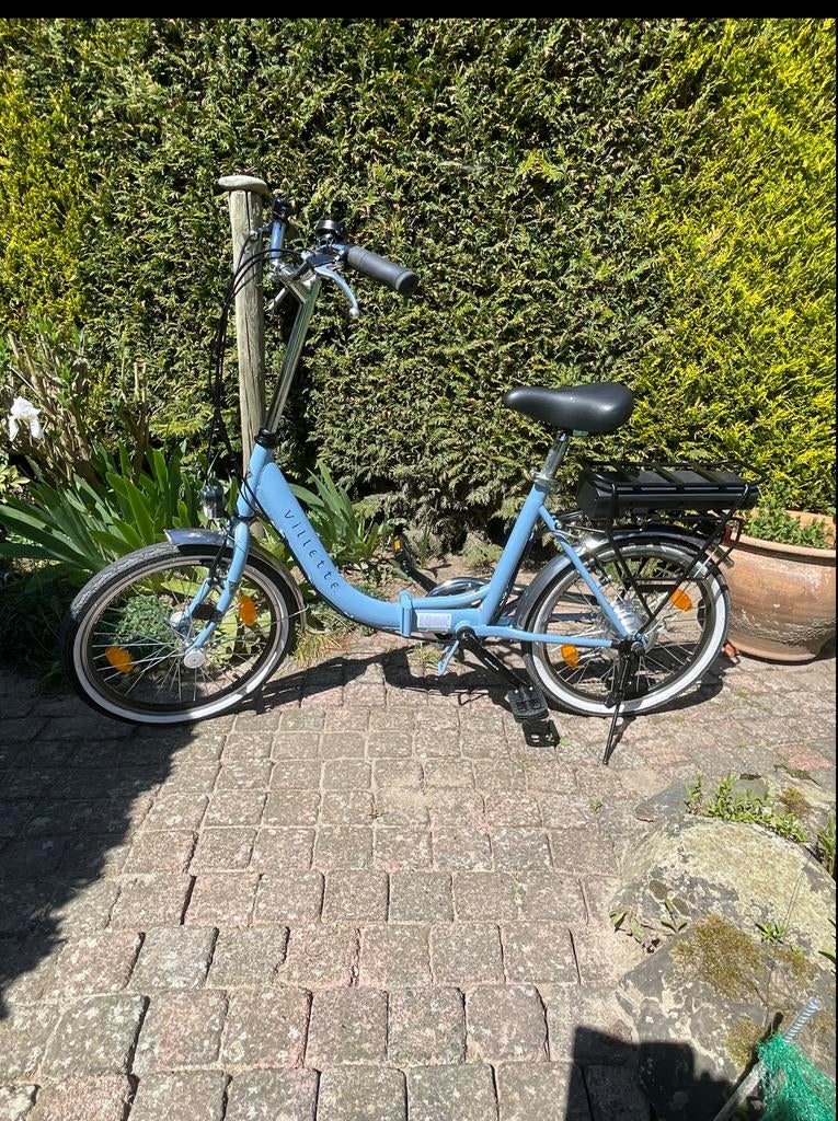 Elektrische Vouwfiets Villette - Zo goed als nieuw, Overige merken, 20 inch of meer, Velgrem, Ophalen of Verzenden