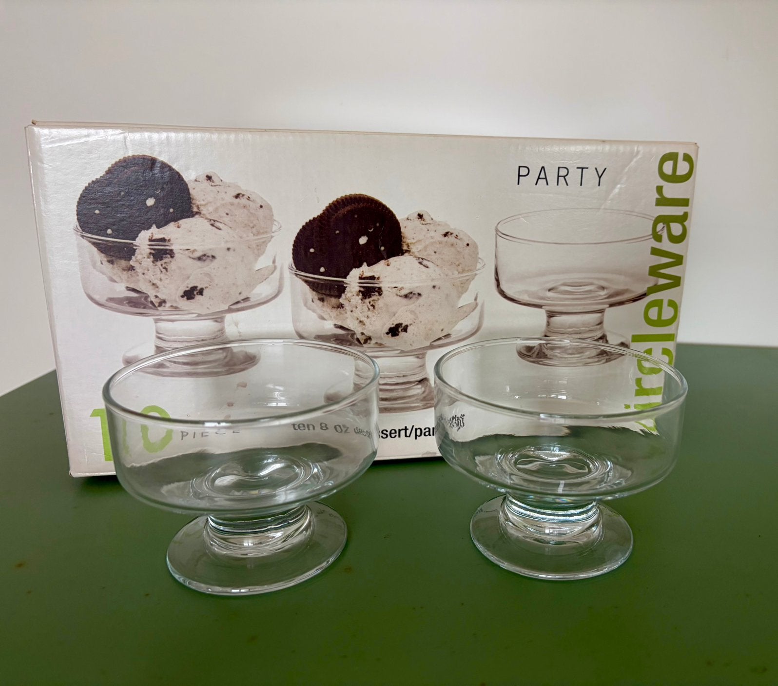 Set of 10 Dessert bowls, Huis en Inrichting, Keuken | Servies, Ophalen, Glas of Glazen, Overige stijlen, Glas