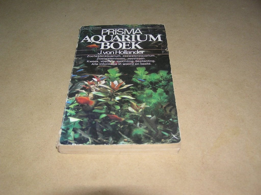 Prisma aquariumboek-J. von Hollander, Boeken, Ophalen of Verzenden, Gelezen, Vissen, J. von Hollander