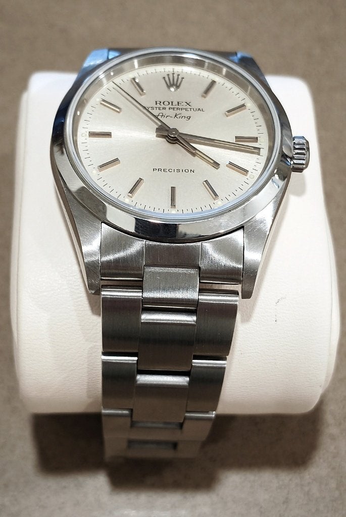 Rolex Air King, Ophalen, Staal, Gebruikt, Polshorloge