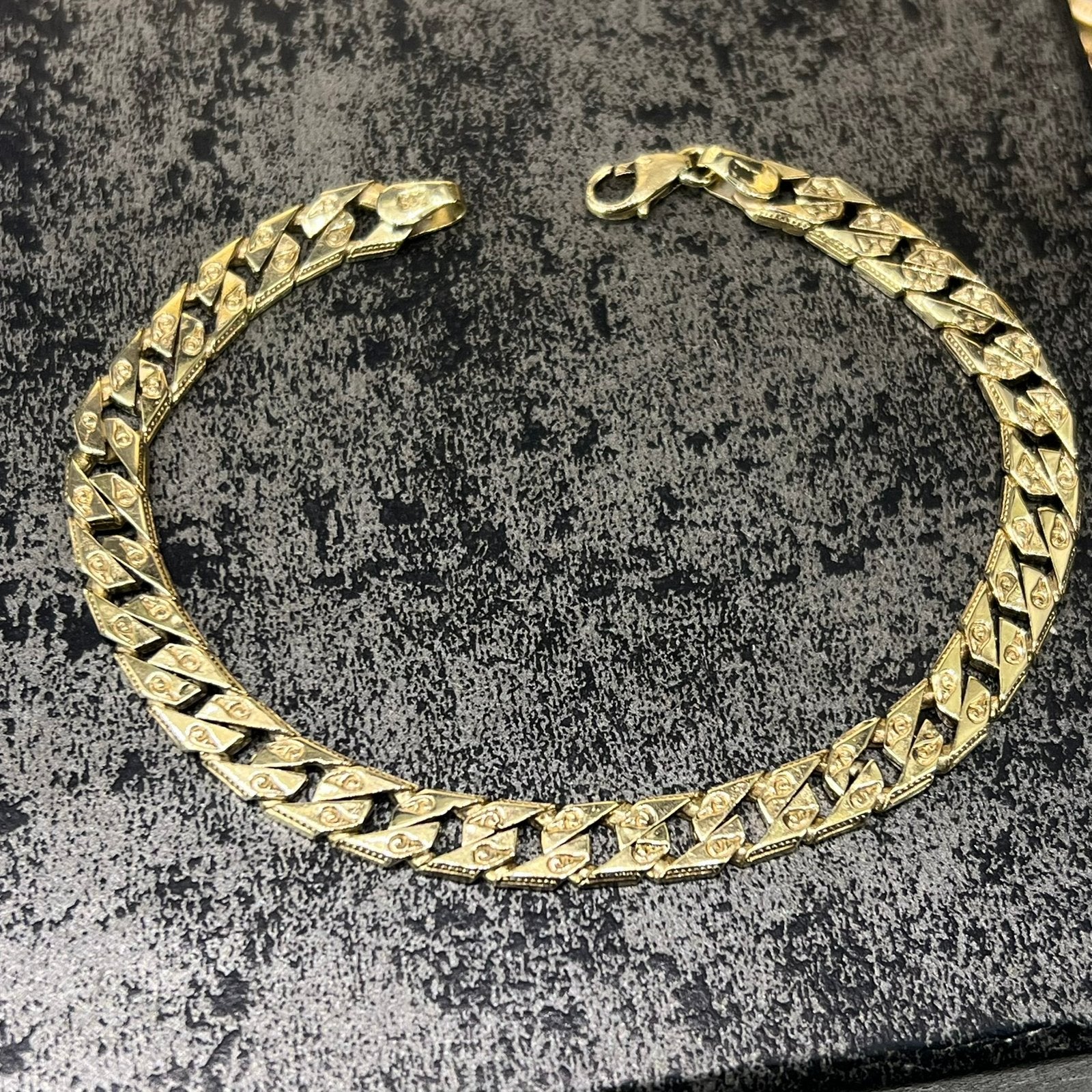 14k gouden armband massief cuban schakel gourmet, Ophalen of Verzenden, Nieuw, Goud