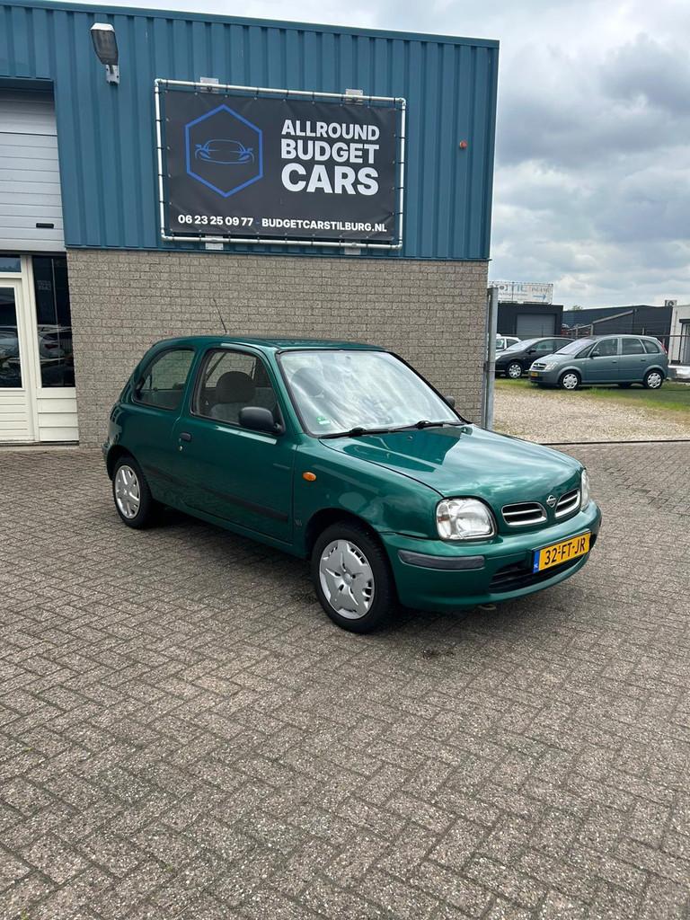 Nissan Micra 1.0 GX, Stof, Zwart, 4 cilinders, 815 kg