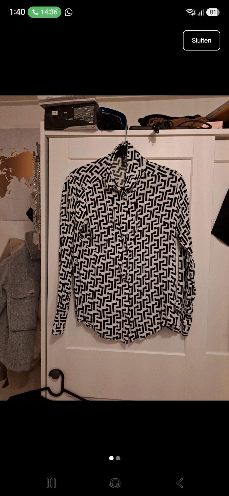 Blouse met print x New Yorker, Wit, New Yorker, Ophalen of Verzenden, Zo goed als nieuw