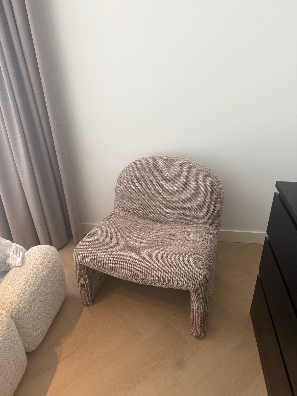 Kwantum fauteuil Lasa bruin – zo goed als nieuw, Huis en Inrichting, Ophalen, Overige kleuren, Zo goed als nieuw, Eén
