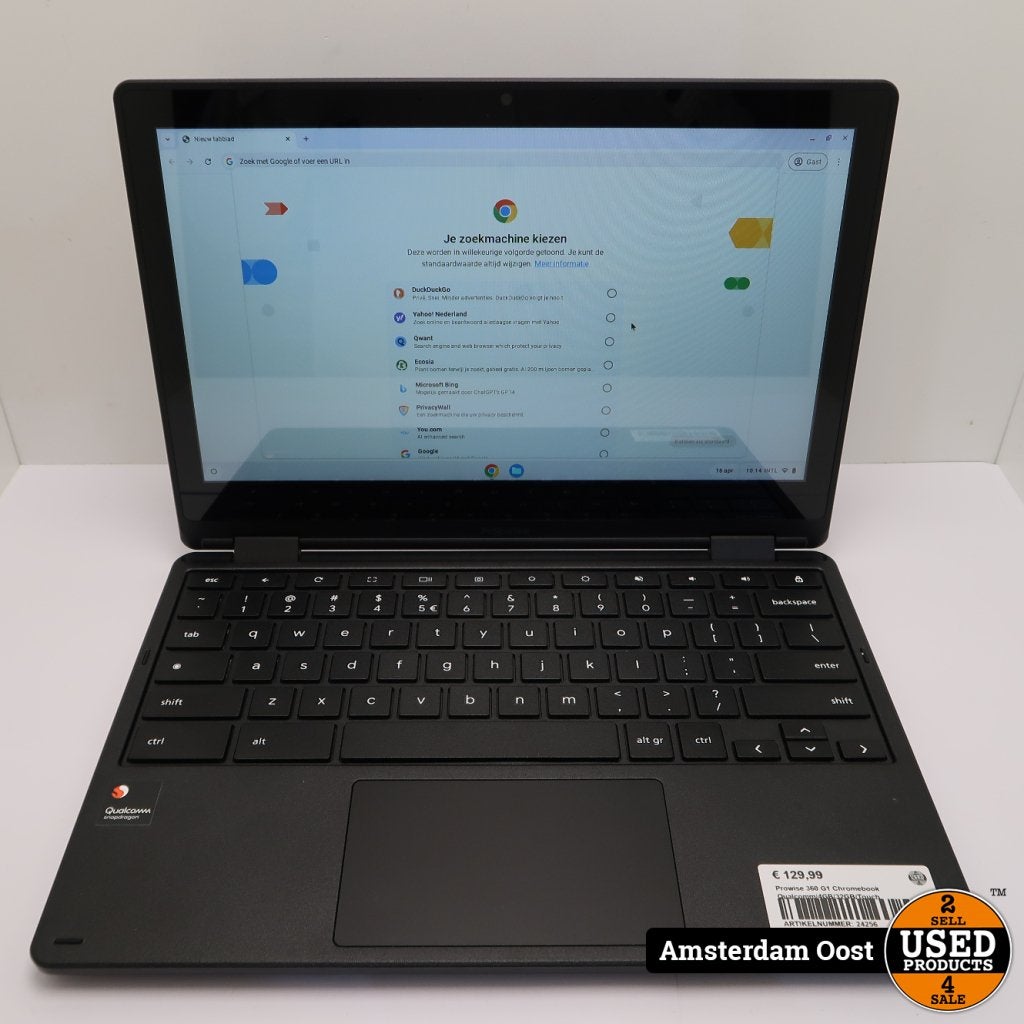 Prowise 360 G1 Chromebook Qualcomm/4GB/32GB/Touch, Flex Ltd., Gebruikt, https://flex.com/contact-us, Nobelstraat 10, 5807 GA Oostrum LB, Limburg, Nederland