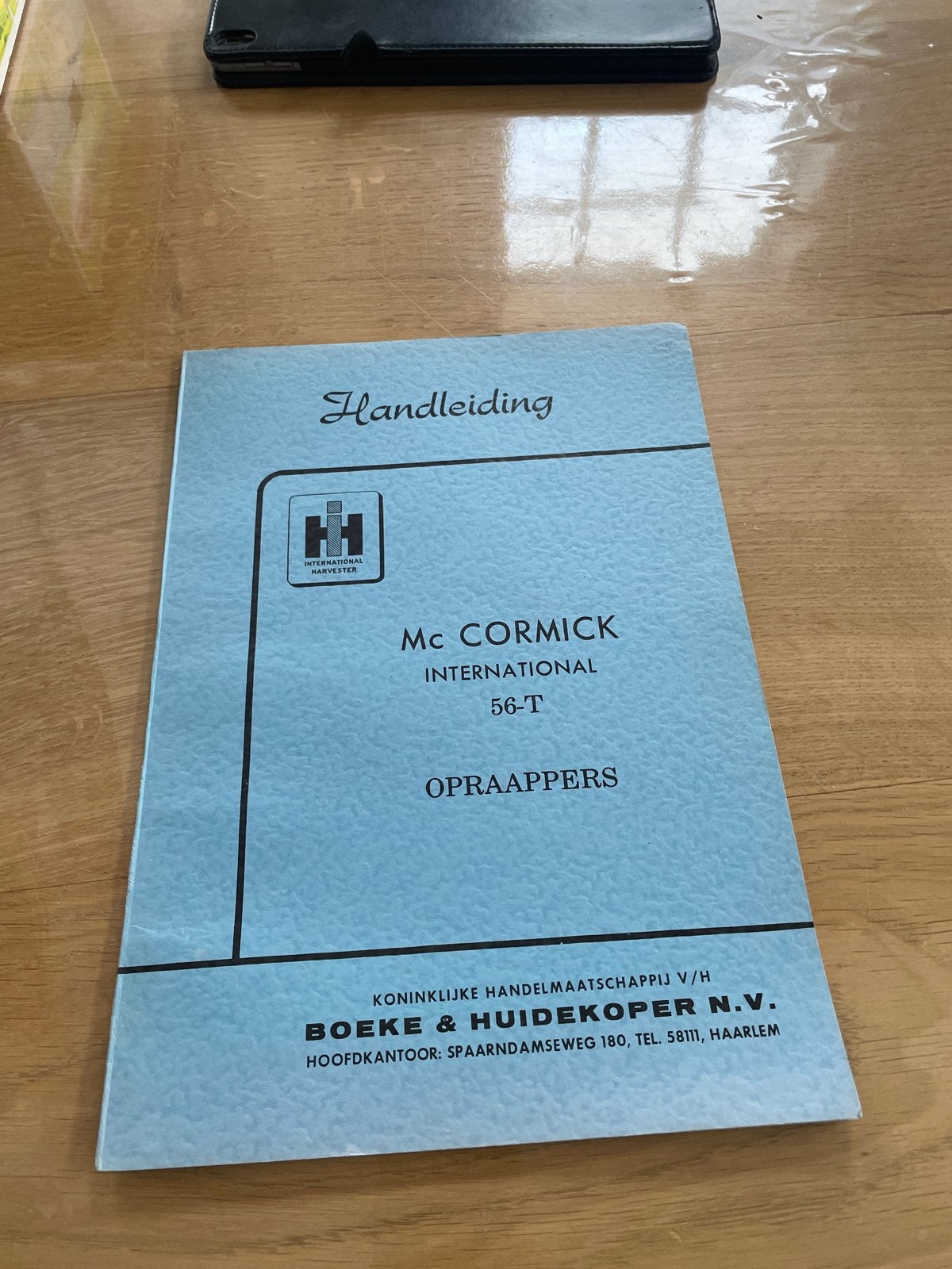 Handleiding McCormick International 56-T Opraappers, Ophalen of Verzenden, Gelezen, Overige onderwerpen