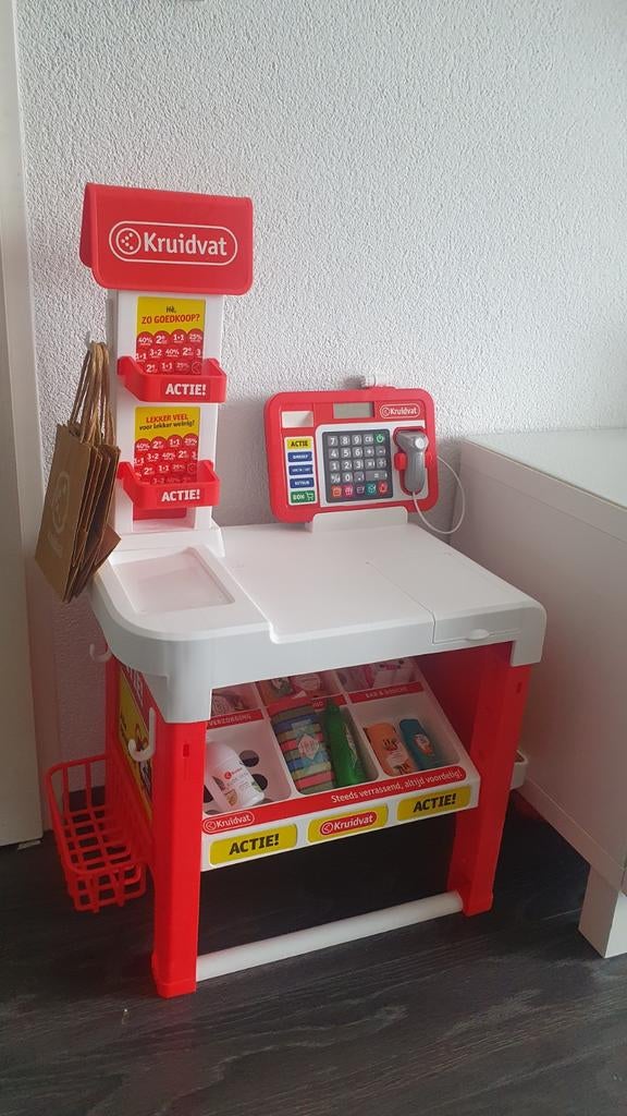 Speelgoed kassa met scanner en accessoires, Ophalen of Verzenden, Jongen of Meisje