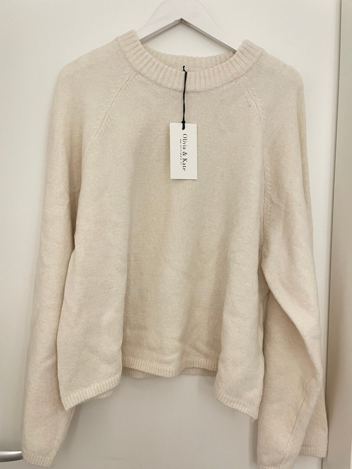Olivia & Kate sweater, nieuw met kaartje, maat S, Kleding | Dames, Ophalen of Verzenden, Nieuw, Maat 36 (S), Wit